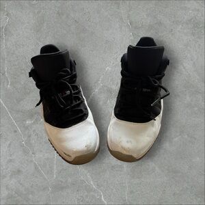 Jordan Black and White Athletic Sneakers